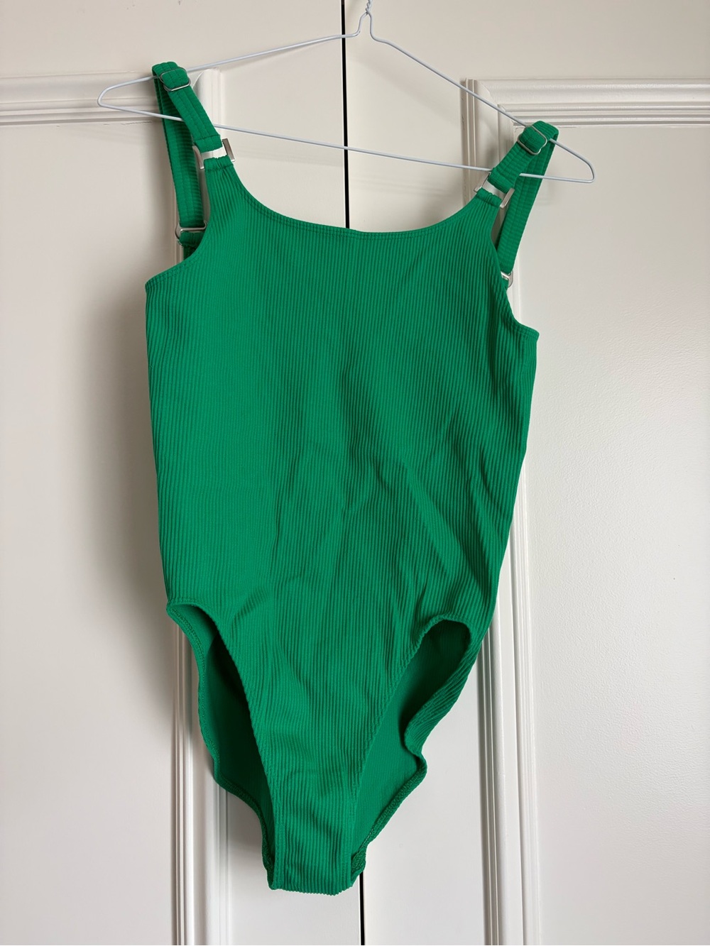 Urban Outfitters Green Ribbed Bodysuit